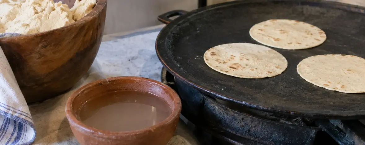 Imagen que muestra la estación de comal