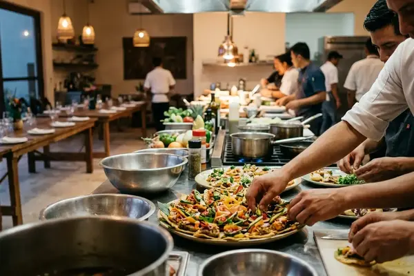 Opciones de catering para grupos grandes en la Riviera Maya