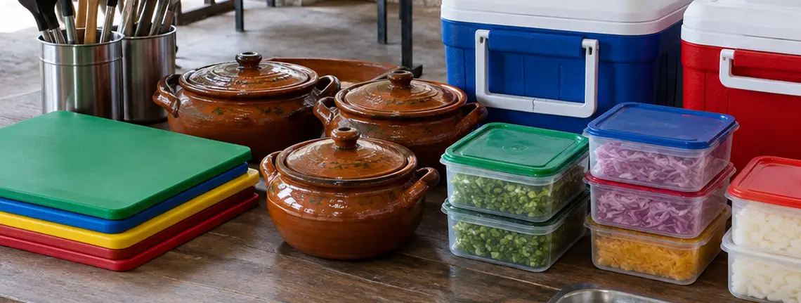 Imagen que muestra la preparación